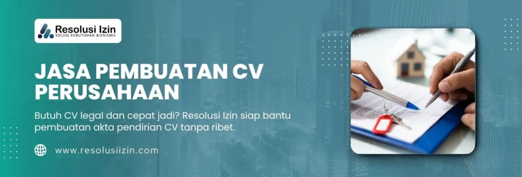 pembuatan cv perusahaan