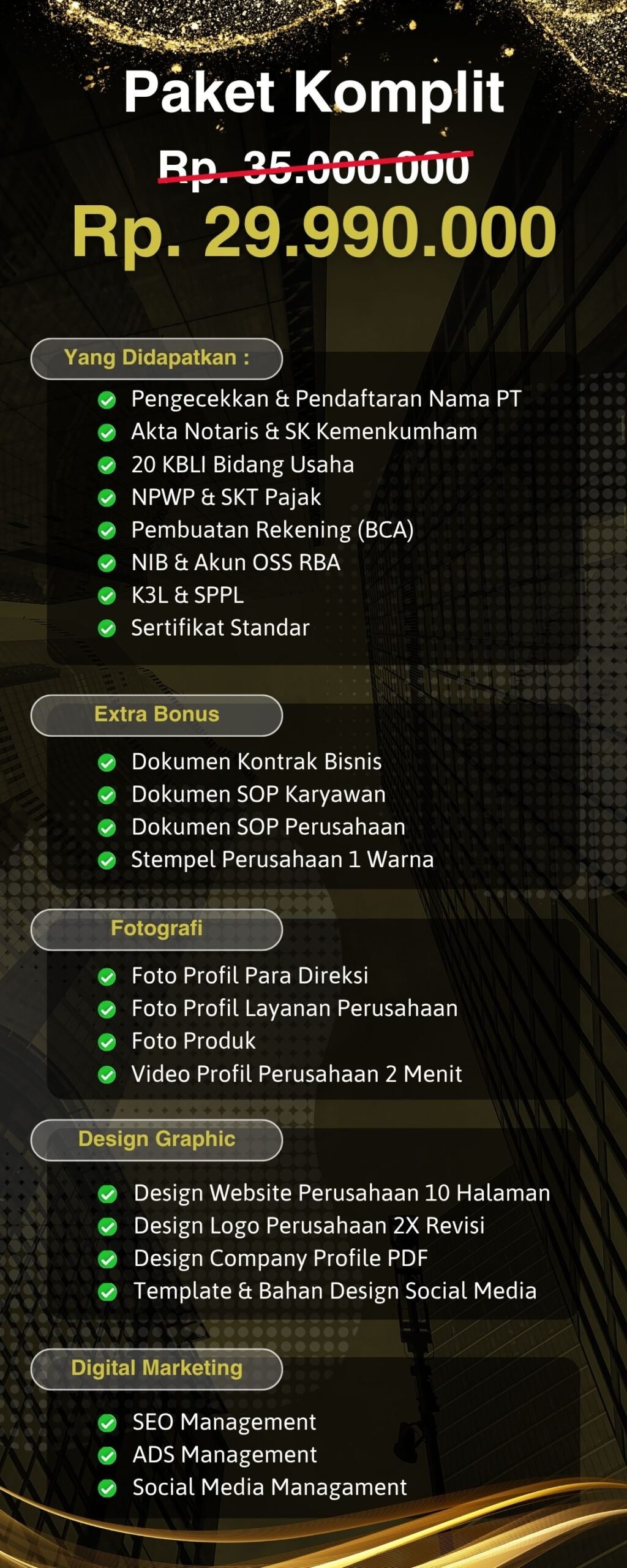 Jasa Pendirian PT