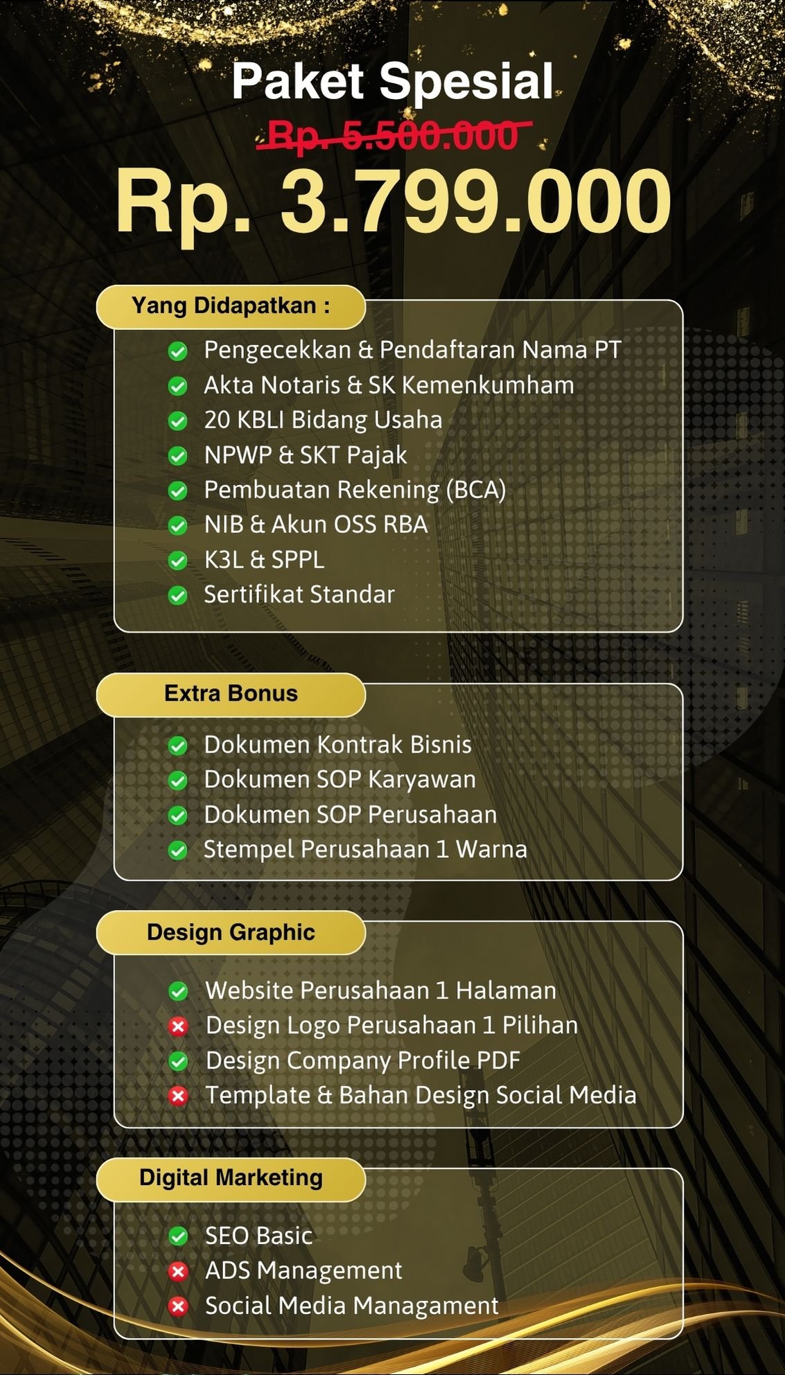 Jasa Pembuatan PT Perorangan