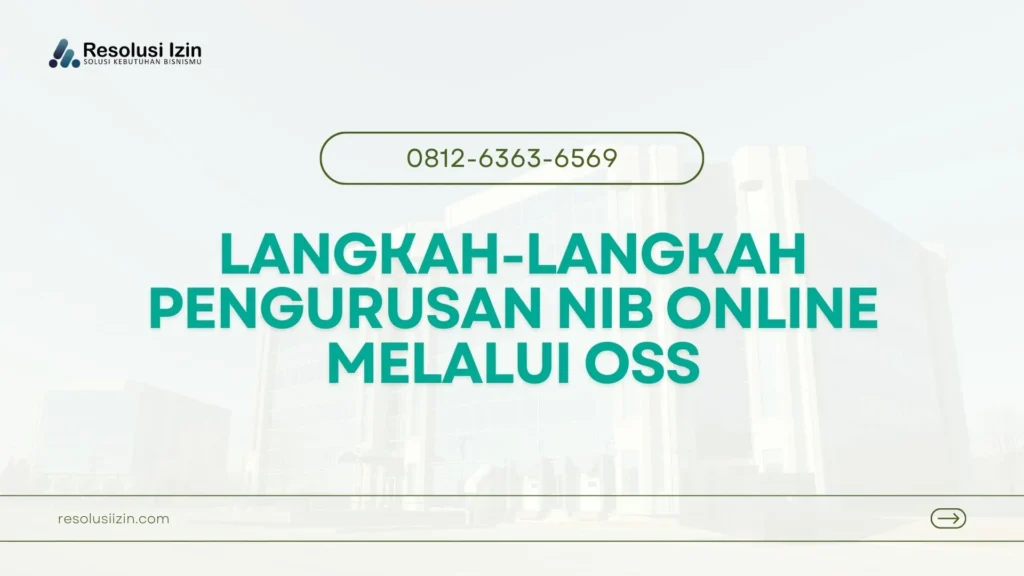 pengurusan nib online