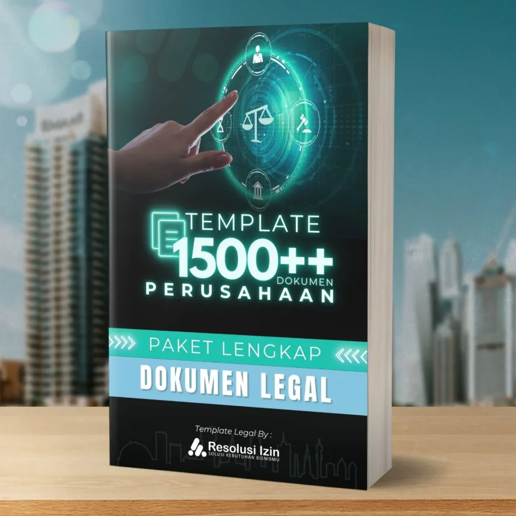 buku mockup 1500+ Template Paket Lengkap Dokumen Legal