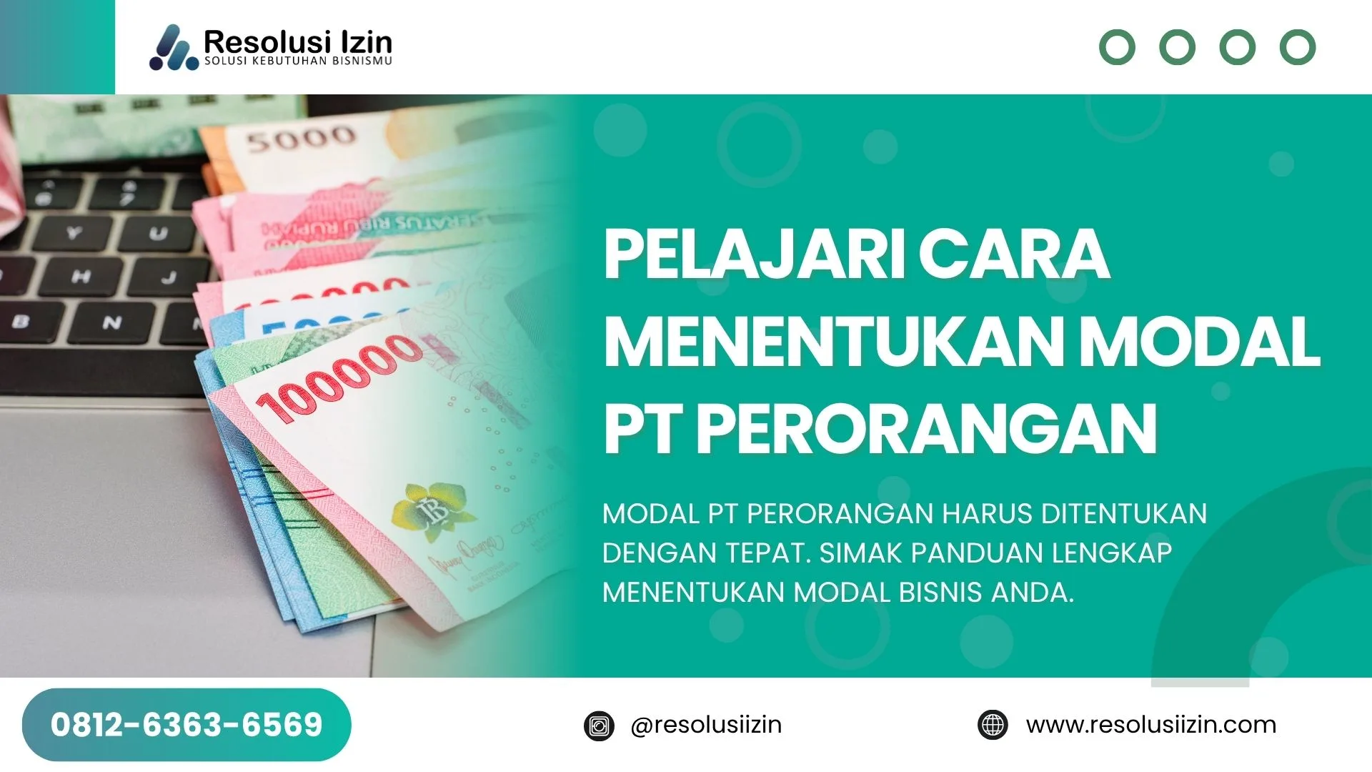 Modal PT Perorangan