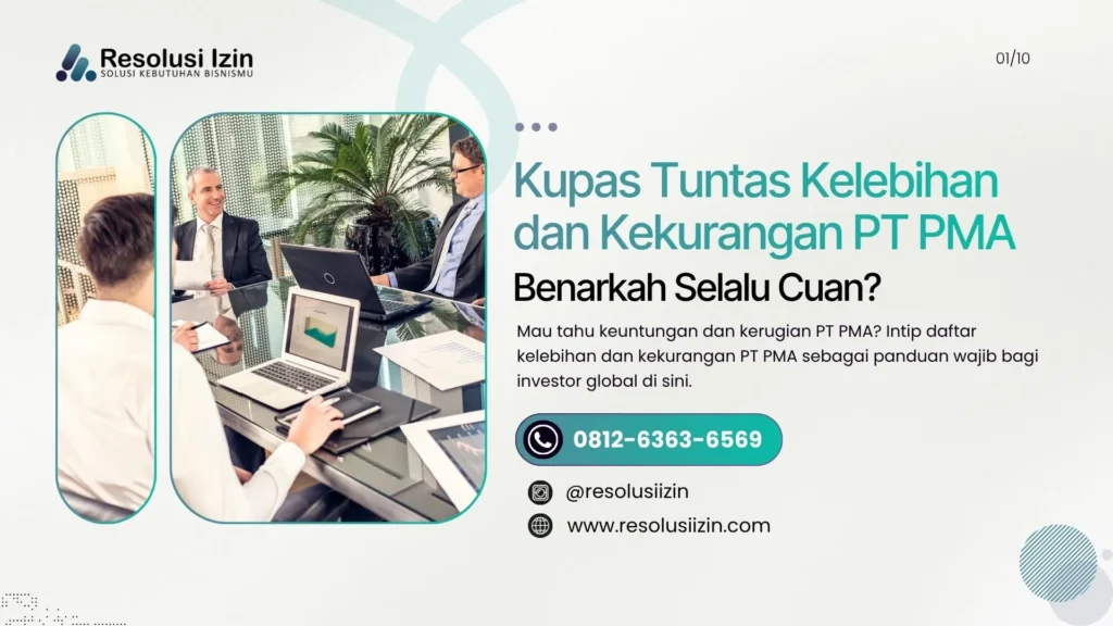 Kelebihan dan Kekurangan PT PMA