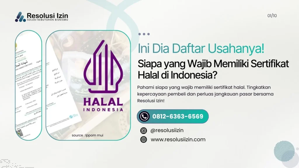 Siapa yang Wajib Memiliki Sertifikat Halal