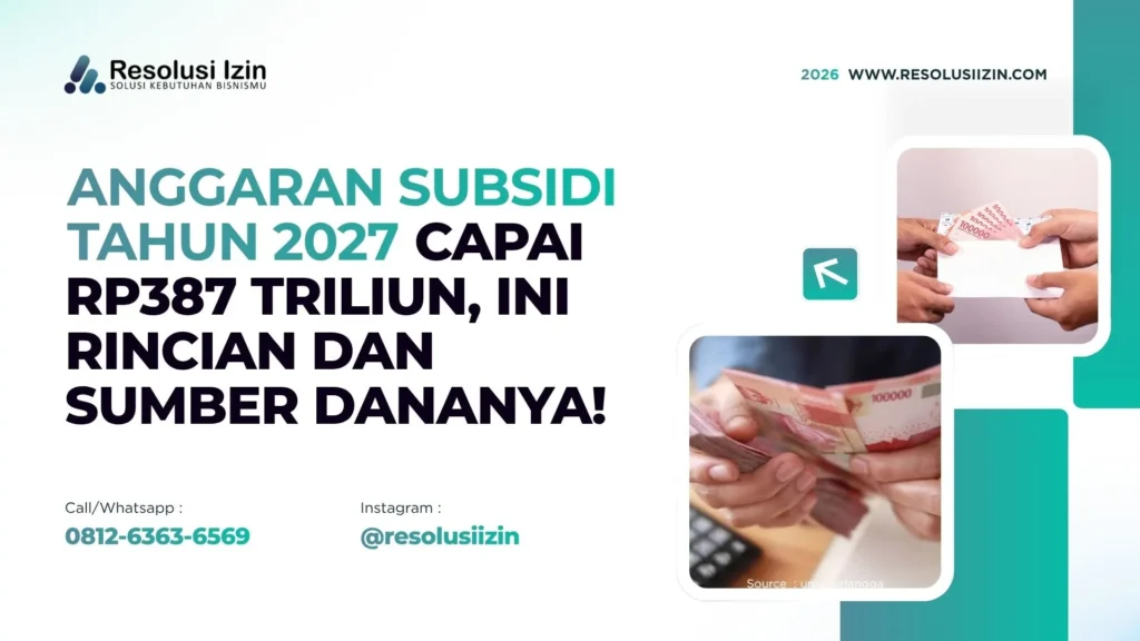 ANGGARAN SUBSIDI TAHUN 2027