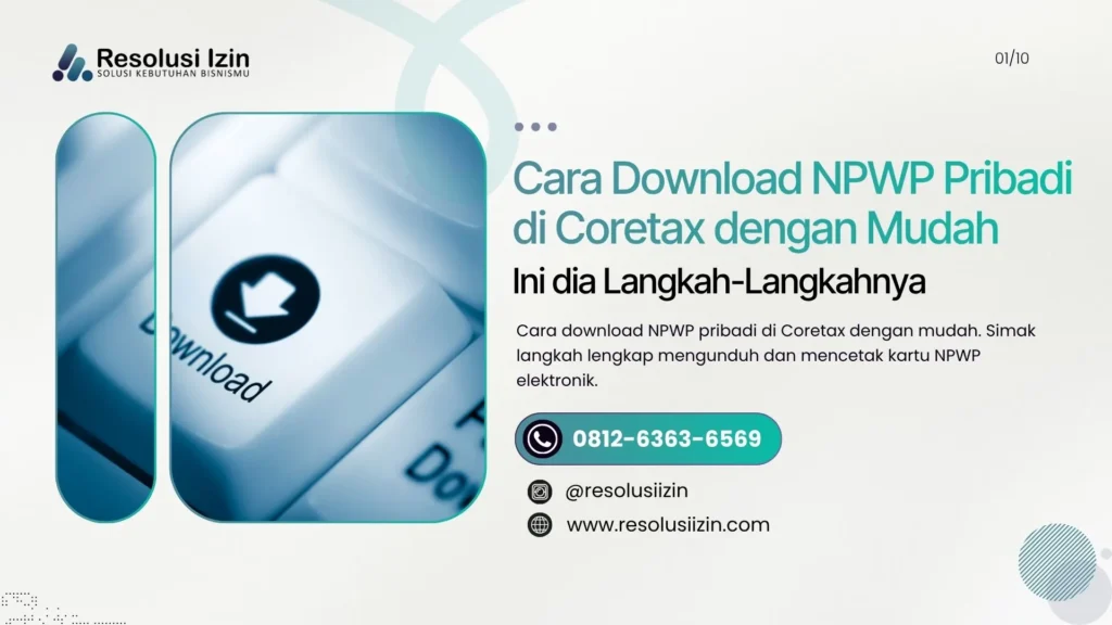 Cara Download NPWP Pribadi di Coretax dengan Mudah