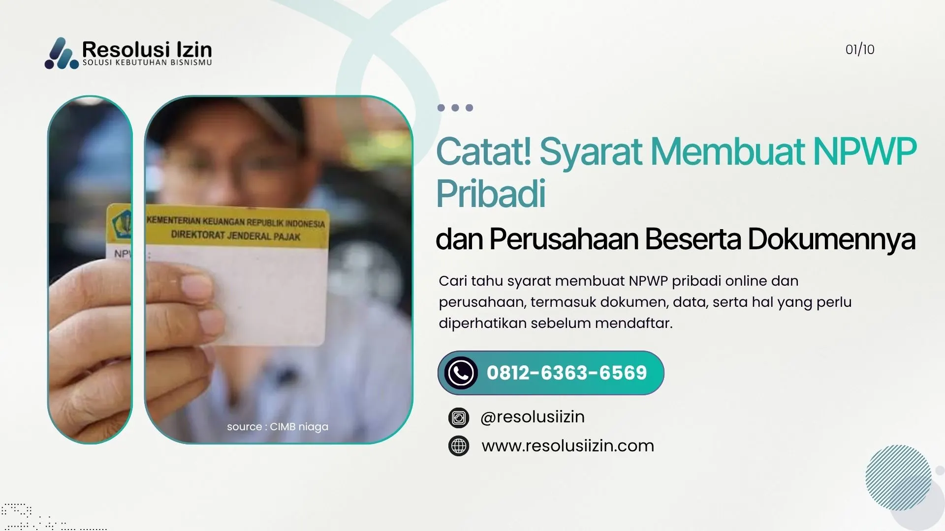 Catat! Syarat Membuat NPWP Pribadi