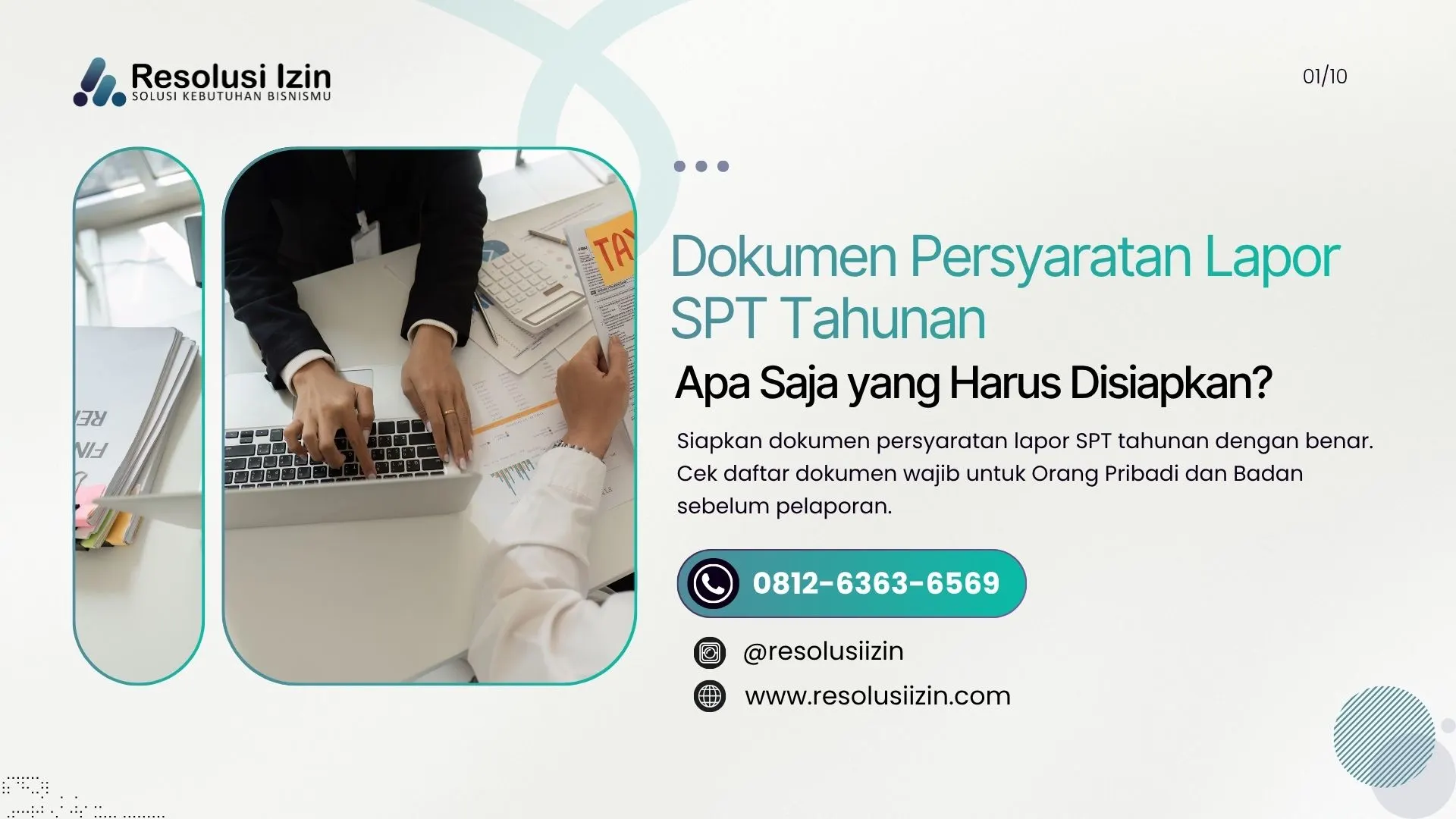 Dokumen Persyaratan Lapor SPT Tahunan